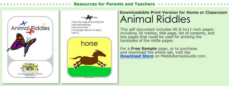 Animal Riddles Animal Riddles