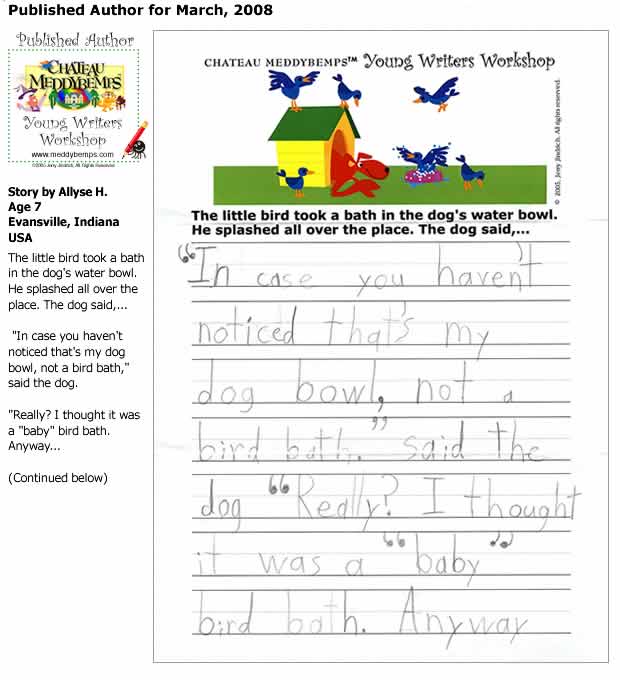 Allyse's story page 1
